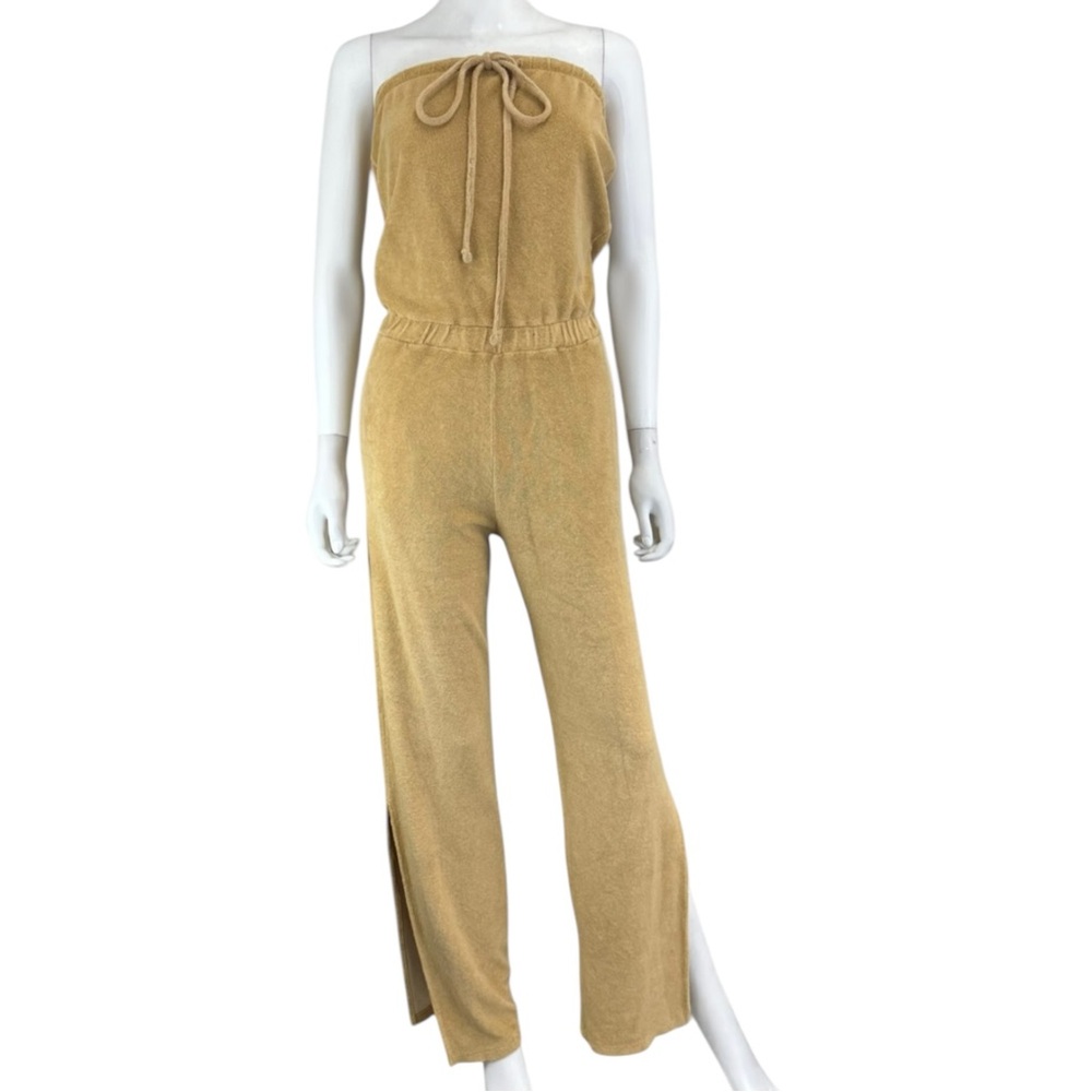 Monrow Tan Jumpsuit